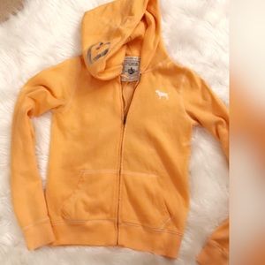 Orange sweater by pink Victoria secrete